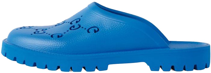 グッチ スリップオンサンダル (ブライトブルー) 655517-JFB00-4344 Buy グッチ スリップオンサンダル (ブライトブルー) 655517-JFB00-4344