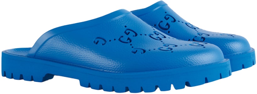 グッチ スリップオンサンダル (ブライトブルー) 655517-JFB00-4344 Order グッチ スリップオンサンダル (ブライトブルー) 655517-JFB00-4344