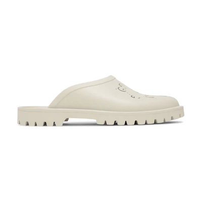 Gucci Slip On Sandal 'Cut Out Monogram - Mystic White'