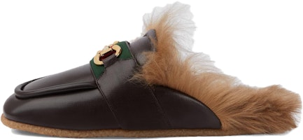 古驰马衔扣拖鞋 '可可色' 760778-AACON-2145 Buy 古驰马衔扣拖鞋 '可可色' 760778-AACON-2145