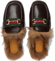 古驰马衔扣拖鞋 '可可色' 760778-AACON-2145 Shop 古驰马衔扣拖鞋 '可可色' 760778-AACON-2145