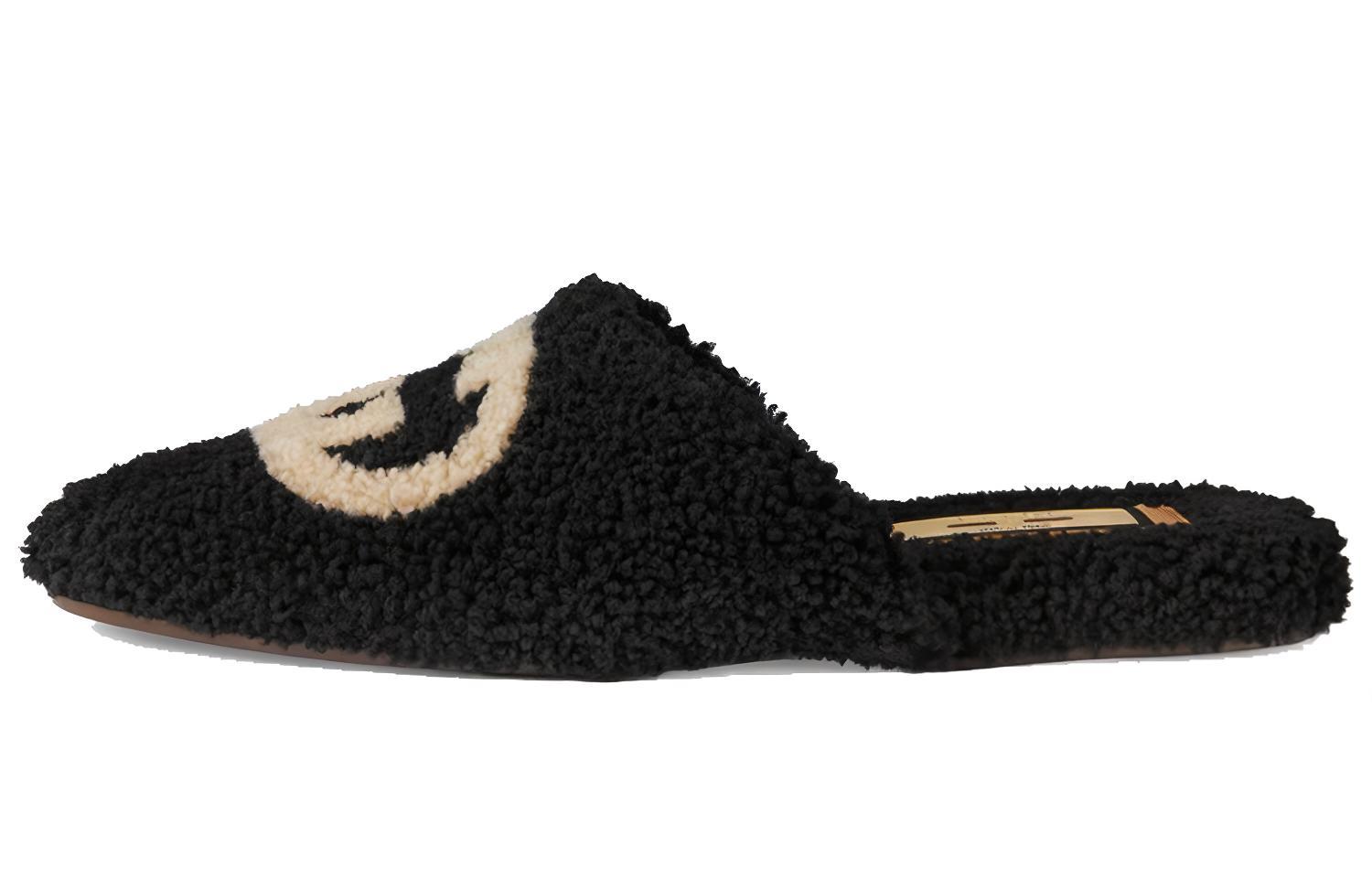 Gucci Slipper 'Interlocking G - Black' 658797-D0L00-1046