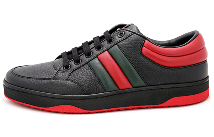 Gucci Sneaker 'Black Red' 407330-DEF30-1074