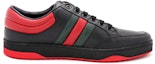 Order Sneaker Gucci 'Hitam Merah' 407330-DEF30-1074