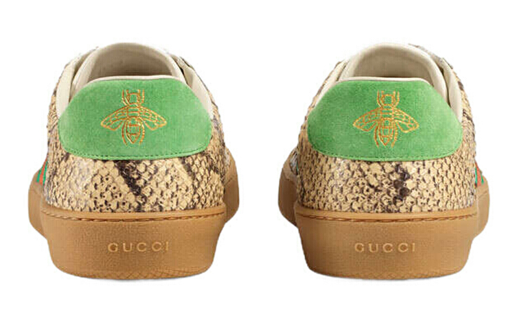Shop Gucci Sneaker 'Brown Snakeskin' 521681-LRO60-9460