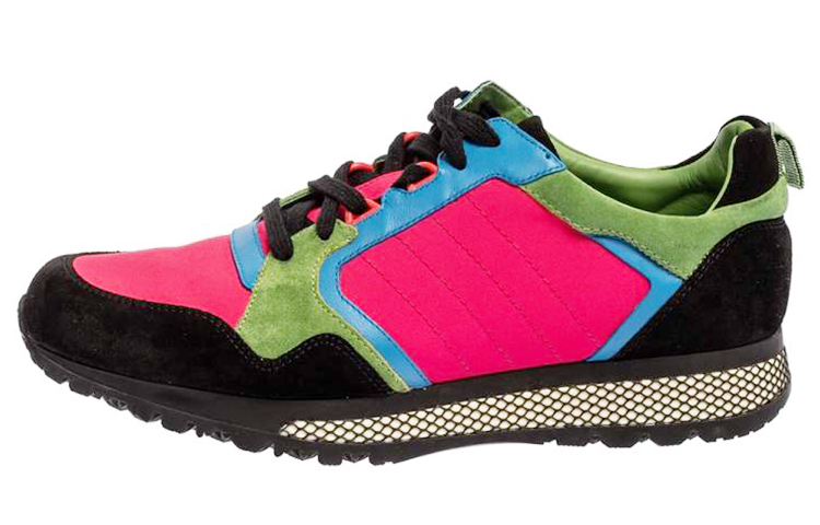 Gucci Sneaker 'Green Pink Blue Colorblock' 368488-CRJ20-1075