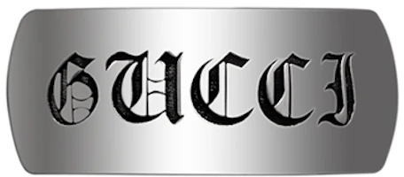 GUCCI Soave Amore 925 Sterling Silver Ring 9mm Wide Silver Ring. 707810-J8400-0701 GUCCI Soave Amore 925 Sterling Silver Ring 9mm Wide Silver Ring. 707810-J8400-0701