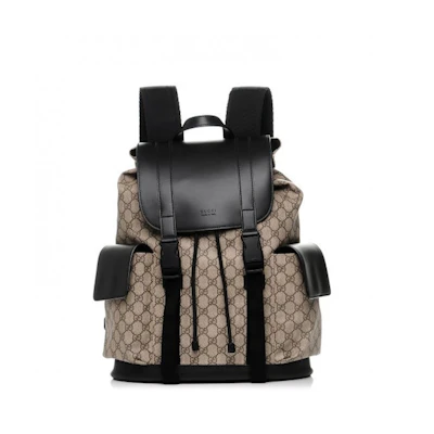 Gucci Soft Backpack Monogram GG Black/Brown