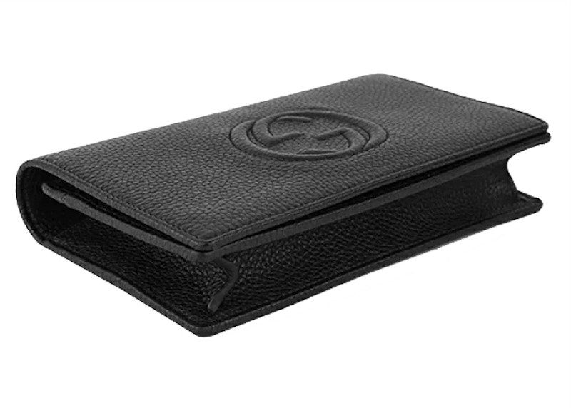 Gucci Soho Chain Wallet Bag Black 圖 2