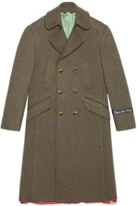 Gucci Jaket Coklat-Hijau Lengan Panjang Double-Breasted 473268-Z413F-3481 Buy Gucci Jaket Coklat-Hijau Lengan Panjang Double-Breasted 473268-Z413F-3481