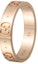 Details for GUCCI Solid Logo Engraved 18K Rose Gold Unisex Ring YBC152045001