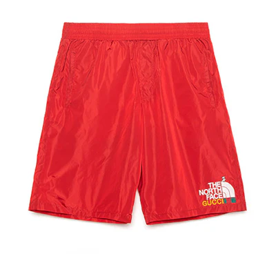 Gucci Solid Logo Print Elastic Casual Shorts 599576-XHAED-6381