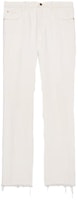 Gucci Solid White Straight-Leg Jeans with Zipper 760651-XDCOF-9000 Gucci Solid White Straight-Leg Jeans with Zipper 760651-XDCOF-9000