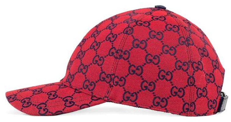 GUCCI Edisi Spesial Topi Baseball Double G Monogram Kanvas Merah 661226-4HG62-6477 Lookbook GUCCI Edisi Spesial Topi Baseball Double G Monogram Kanvas Merah 661226-4HG62-6477