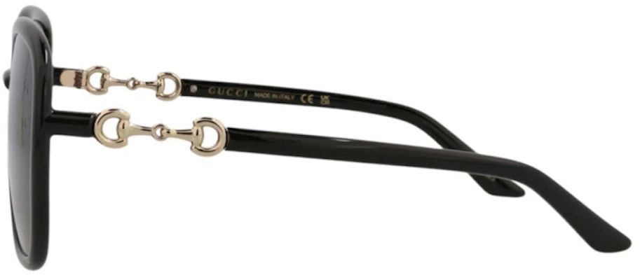 Kacamata Hitam/Kelabu Gucci Square-Frame Injection Order Kacamata Hitam/Kelabu Gucci Square-Frame Injection