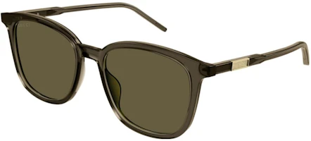 GUCCI Square Acetate Sunglasses Unisex Green GG1158SK-002 GUCCI Square Acetate Sunglasses Unisex Green GG1158SK-002