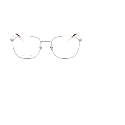 GUCCI Square Alloy Optical Glasses Unisex with Logo Design, Multiple Colors. GG0681