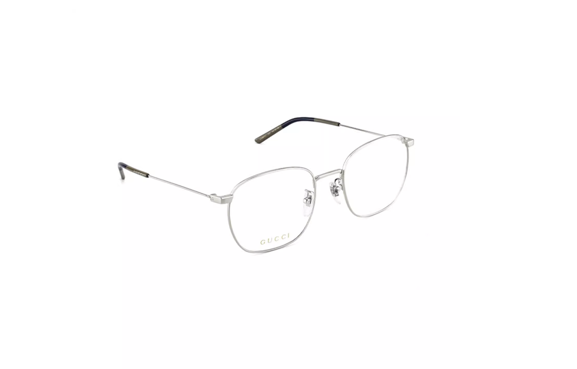 Sizing 구찌 스퀘어 합금 로고 안경, 남녀공용, 다양한 색상. GG0681