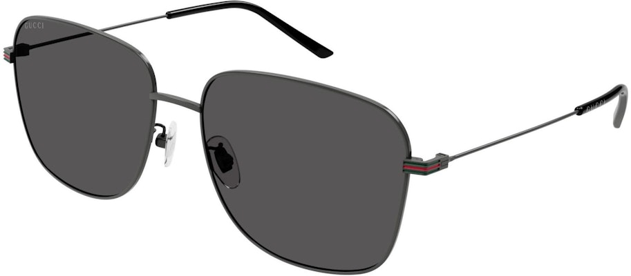 GUCCI Square Black Metal Sunglasses Unisex Couple Style with Logo Detailing. GG1464SA001 Order GUCCI Square Black Metal Sunglasses Unisex Couple Style with Logo Detailing. GG1464SA001