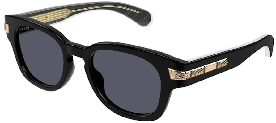 Gucci 方框太阳镜 黑/灰 (GG1518S-001-FR) Buy Gucci 方框太阳镜 黑/灰 (GG1518S-001-FR)