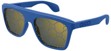 Gucci Square Logo Frame Sunglasses Blue (GG1570S-004) Gucci Square Logo Frame Sunglasses Blue (GG1570S-004)