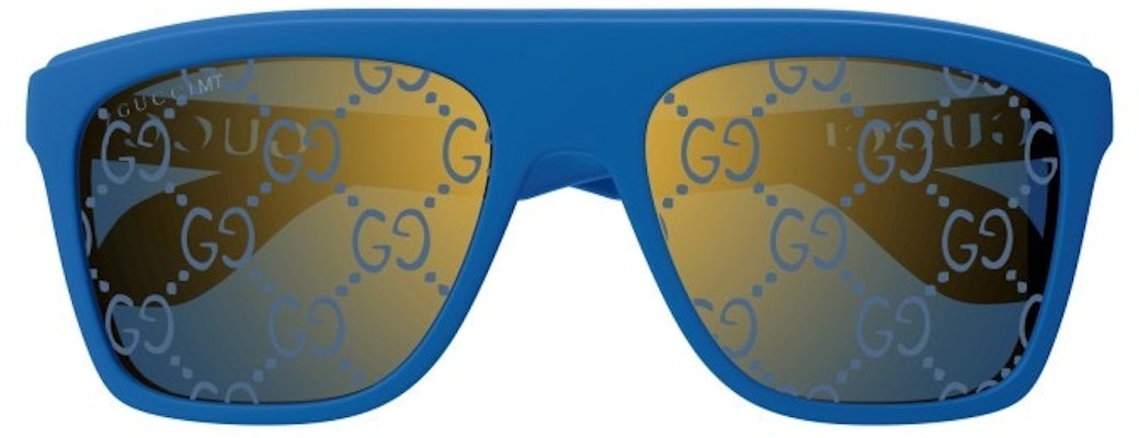 Gucci Square Logo Frame Sunglasses Blue (GG1570S-004) Order Gucci Square Logo Frame Sunglasses Blue (GG1570S-004)