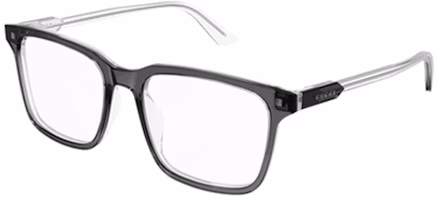 GUCCI Square Optical Glasses for Men - Designer Frame GG1120OA-002 GUCCI Square Optical Glasses for Men - Designer Frame GG1120OA-002