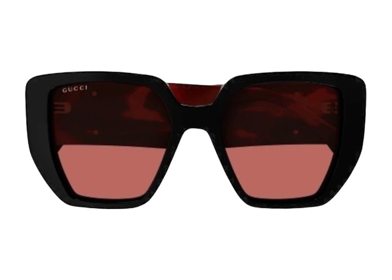 Gucci Square Sunglasses Black/Brown (GG0956S-009-FR) 圖 2