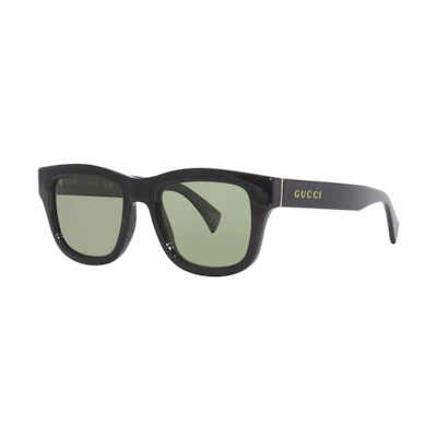 Gucci Square Sunglasses Black/Green (GG1135S-001)