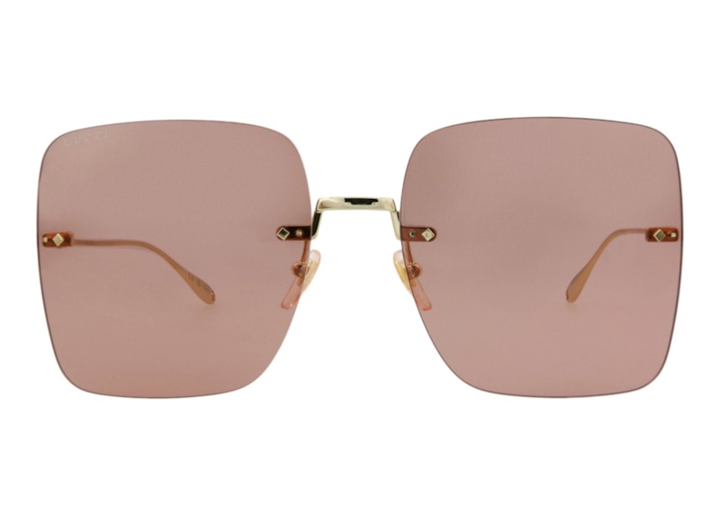 Gucci Square Sunglasses Gold/Red (GG1147S-30012721-005) 圖 2