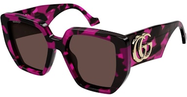 Gucci Square Sunglasses Pink Tortise (GG0956S-008-FR) Gucci Square Sunglasses Pink Tortise (GG0956S-008-FR)
