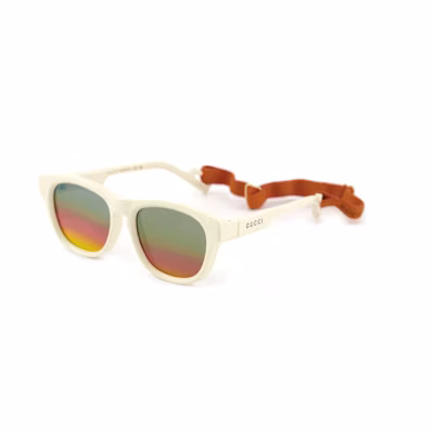 GUCCI Square Sunglasses Unisex - Stylish with Multicolor Lenses. GG1237SA-003 55
