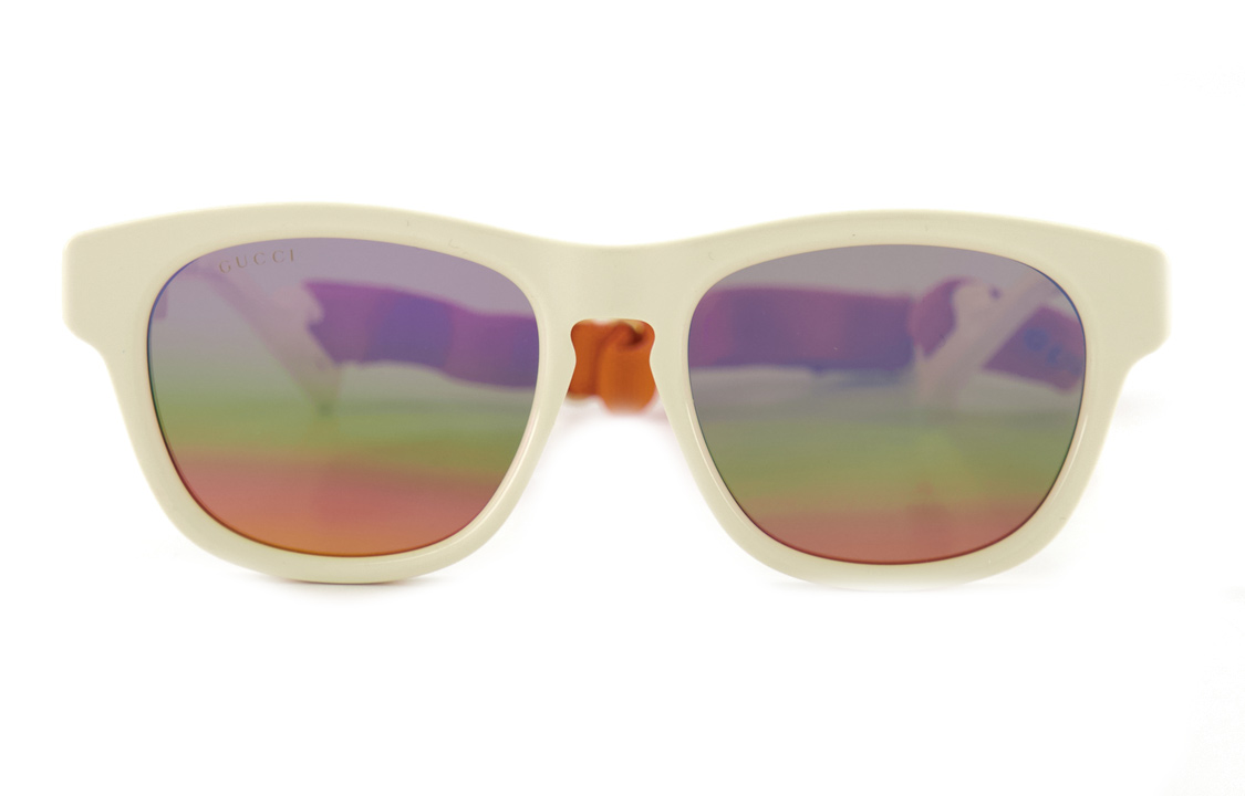 Lookbook GUCCI Square Sunglasses Unisex - Stylish with Multicolor Lenses. GG1237SA-003 55