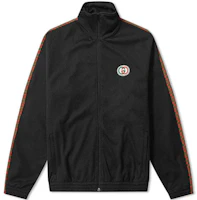 Gucci SS20 Letter Print Zip-Up Jacket Black 599359-XJB1N-1082 Gucci SS20 Letter Print Zip-Up Jacket Black 599359-XJB1N-1082