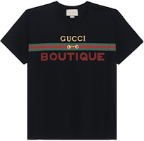 Gucci SS20 Logo Print Loose Fit T-Shirt Black 548334-XJCKY-1082 Gucci SS20 Logo Print Loose Fit T-Shirt Black 548334-XJCKY-1082