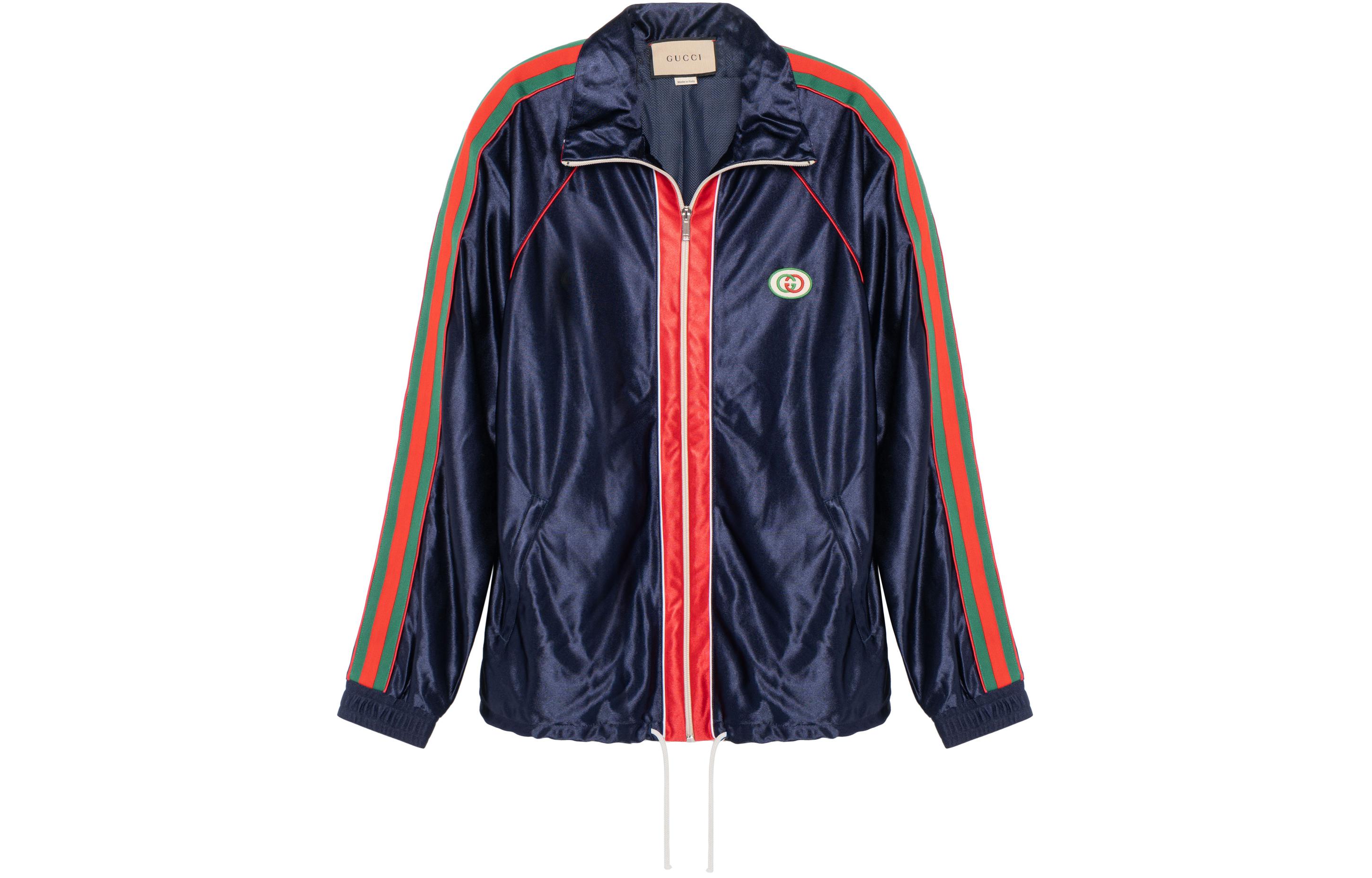 Gucci SS21 Blue Raglan Sleeve Track Jacket 655341-XJDF1-4330
