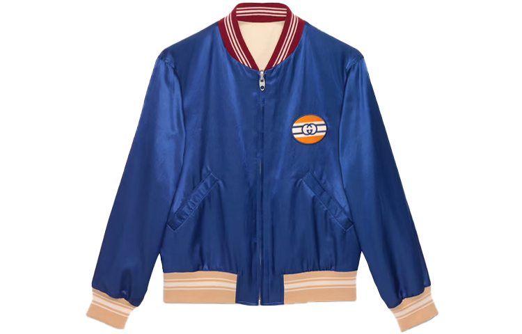 Gucci SS21 Blue Tiger Print Long Sleeve Jacket for Men 639275-ZAF9L-4031