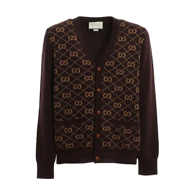 Gucci SS21 Colorblock GG Jacquard Knit Sweater 630396-XKBFB-2100