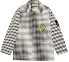 Gucci SS21 Off The Grid Squirrel Print Check Jacket for Men Multicolor 654022-ZAGPR-9064 Gucci SS21 Off The Grid Squirrel Print Check Jacket for Men Multicolor 654022-ZAGPR-9064