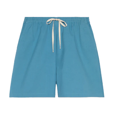 Gucci SS21 Solid Animal Embroidery Drawstring Shorts Collection 659825-ZAGP5-4371