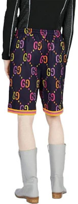 GUCCI SS22 Seluar Pendek Biru Double G Monogram dengan Tali Serut 701630-XJELH-4681 Purchase GUCCI SS22 Seluar Pendek Biru Double G Monogram dengan Tali Serut 701630-XJELH-4681