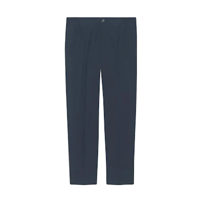 GUCCI SS22 Blue High-Waisted Straight-Leg Relaxed Fit Casual Pants. 568612-ZABWZ-4169