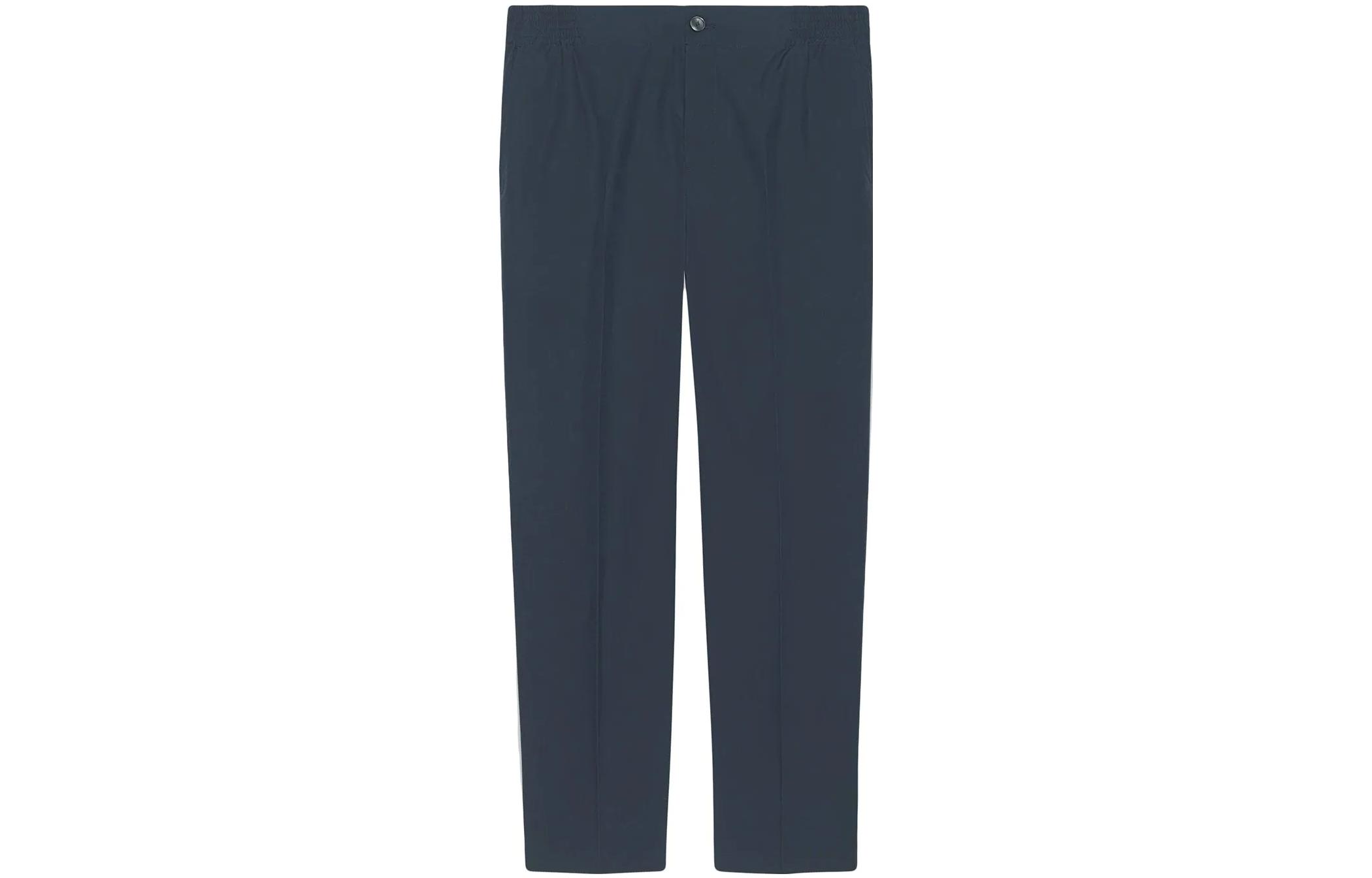 Order GUCCI SS22 Biru Seluar Panjang High-Waisted Straight-Leg Relaxed Fit Kasual. 568612-ZABWZ-4169