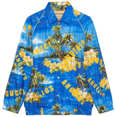 GUCCI SS22 Blue Letter Print Single-Breasted Loose-Fit Jacket. 694137-ZAJI0-4216 Buy GUCCI SS22 Blue Letter Print Single-Breasted Loose-Fit Jacket. 694137-ZAJI0-4216