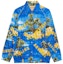 Order GUCCI SS22 Blue Letter Print Single-Breasted Loose-Fit Jacket. 694137-ZAJI0-4216