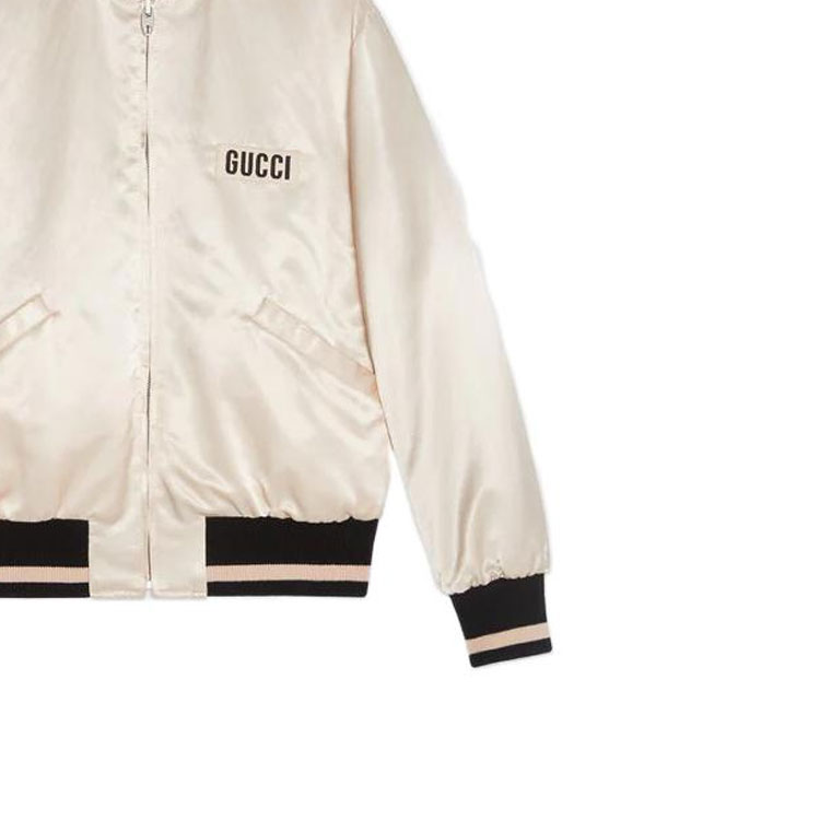 Purchase GUCCI SS22 Jaket Bomber Kalis Air Nylon Boleh Balik Putih 672259-ZAHV9-1043