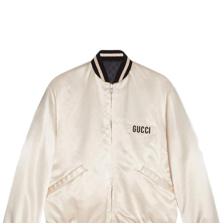 Details for GUCCI SS22 Jaket Bomber Kalis Air Nylon Boleh Balik Putih 672259-ZAHV9-1043