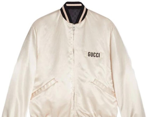 GUCCI SS22 Jaket Bomber Kalis Air Nylon Boleh Balik Putih 672259-ZAHV9-1043 Details for GUCCI SS22 Jaket Bomber Kalis Air Nylon Boleh Balik Putih 672259-ZAHV9-1043