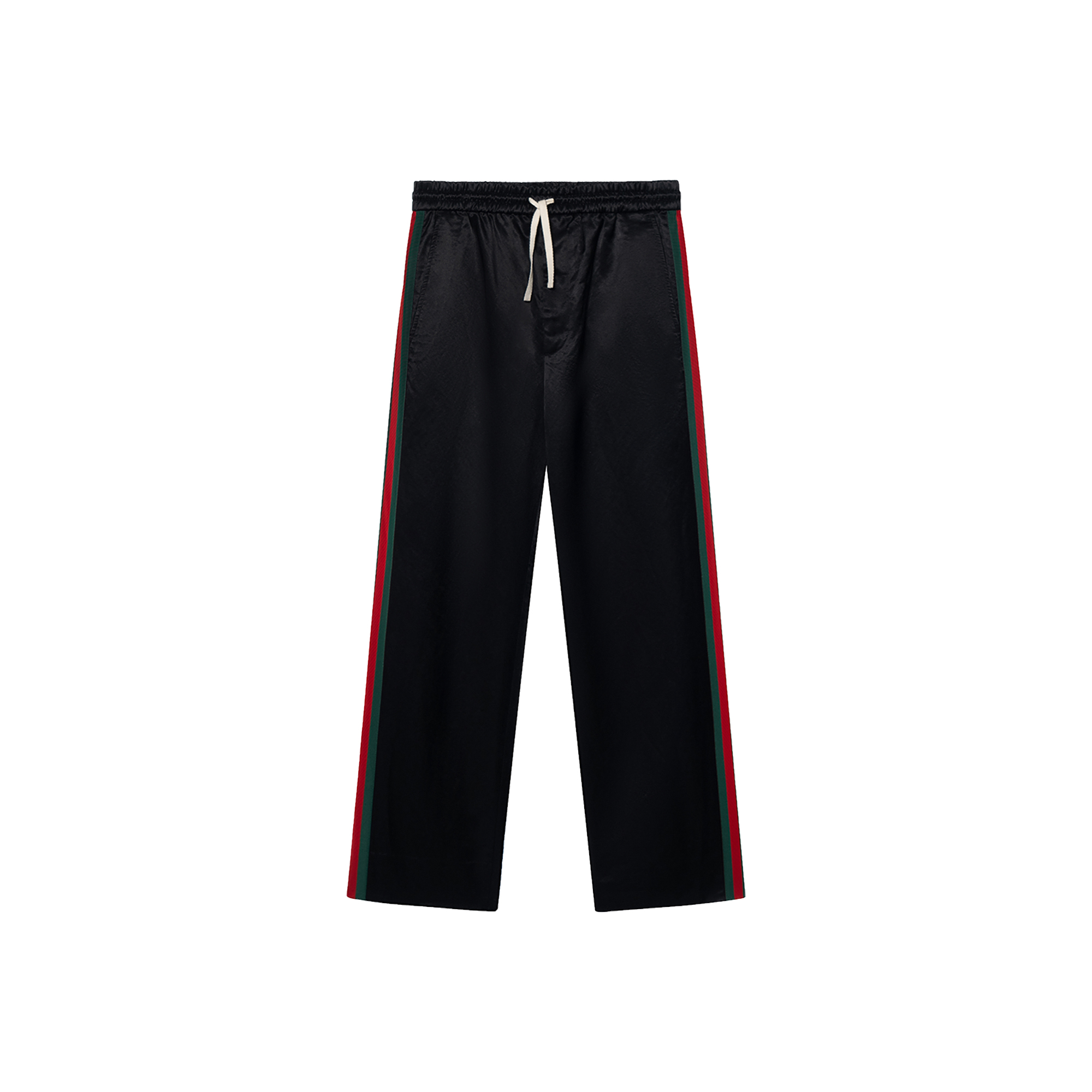 Gucci SS22 Black Knit Joggers with Logo Emblem 654880-ZAGU7-1043