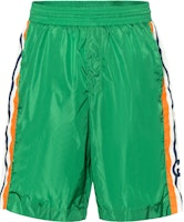 GUCCI SS22 Double G Logo Green Swim Shorts for Men. 599576-XHADW-3063 GUCCI SS22 Double G Logo Green Swim Shorts for Men. 599576-XHADW-3063